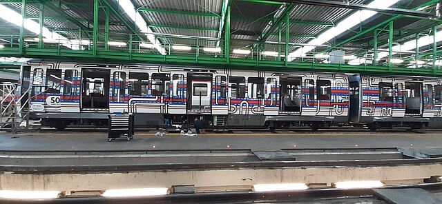 Visite des Ateliers de Maintenance du Métro C