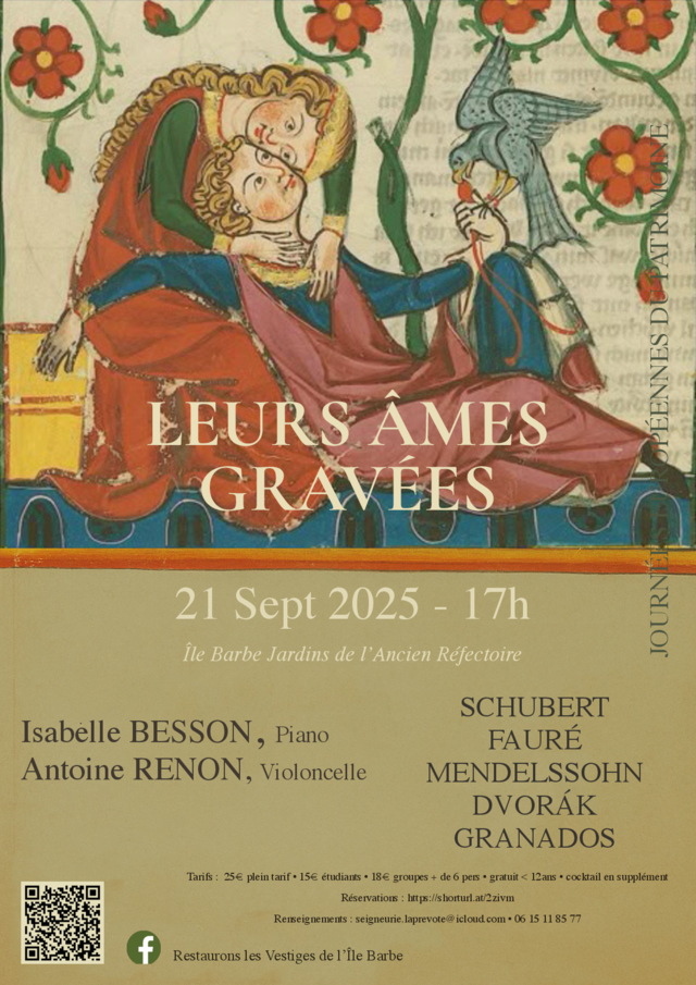 Leurs âmes gravées - Concert Duo Violoncelle - Piano