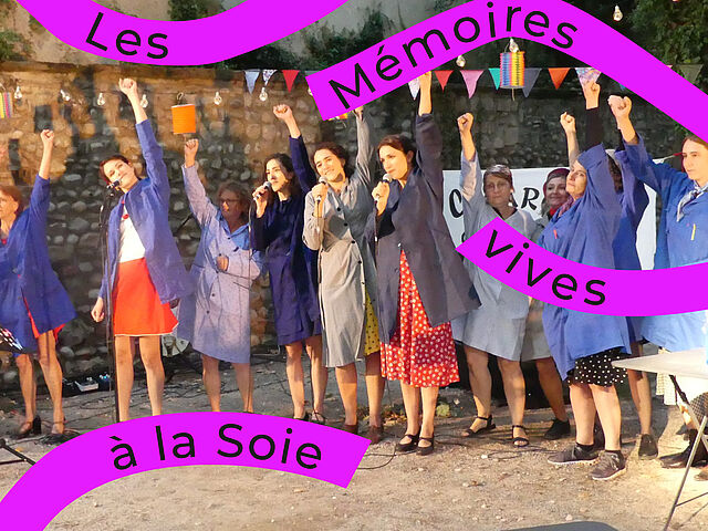 Les Mémoires vives à la Soie : "Ouvrières, dans les murs de la Mémoire " par la Cie Des Lisières