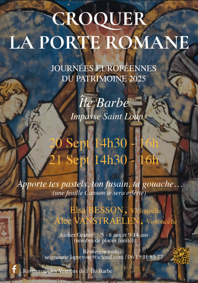CROQUER LA PORTE ROMANE, Atelier