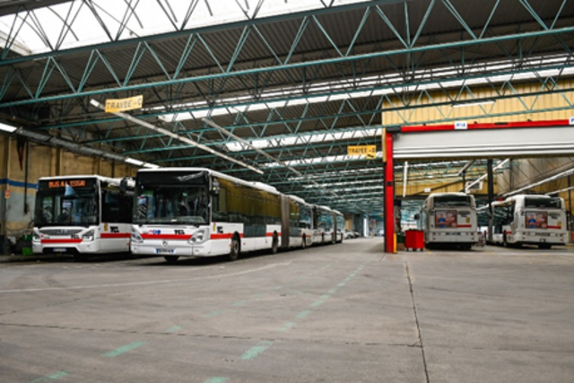 Visite du Dépôt de bus TCL de la Soie